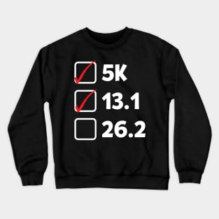 Marathon Check List Crewneck Sweatshirt